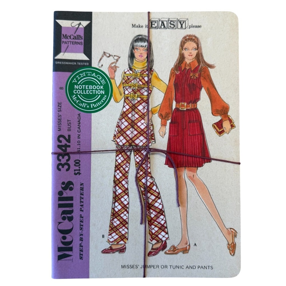 McCall's Patterns Vintage Notebook Collection Chronicle Books Set of 3 Journals